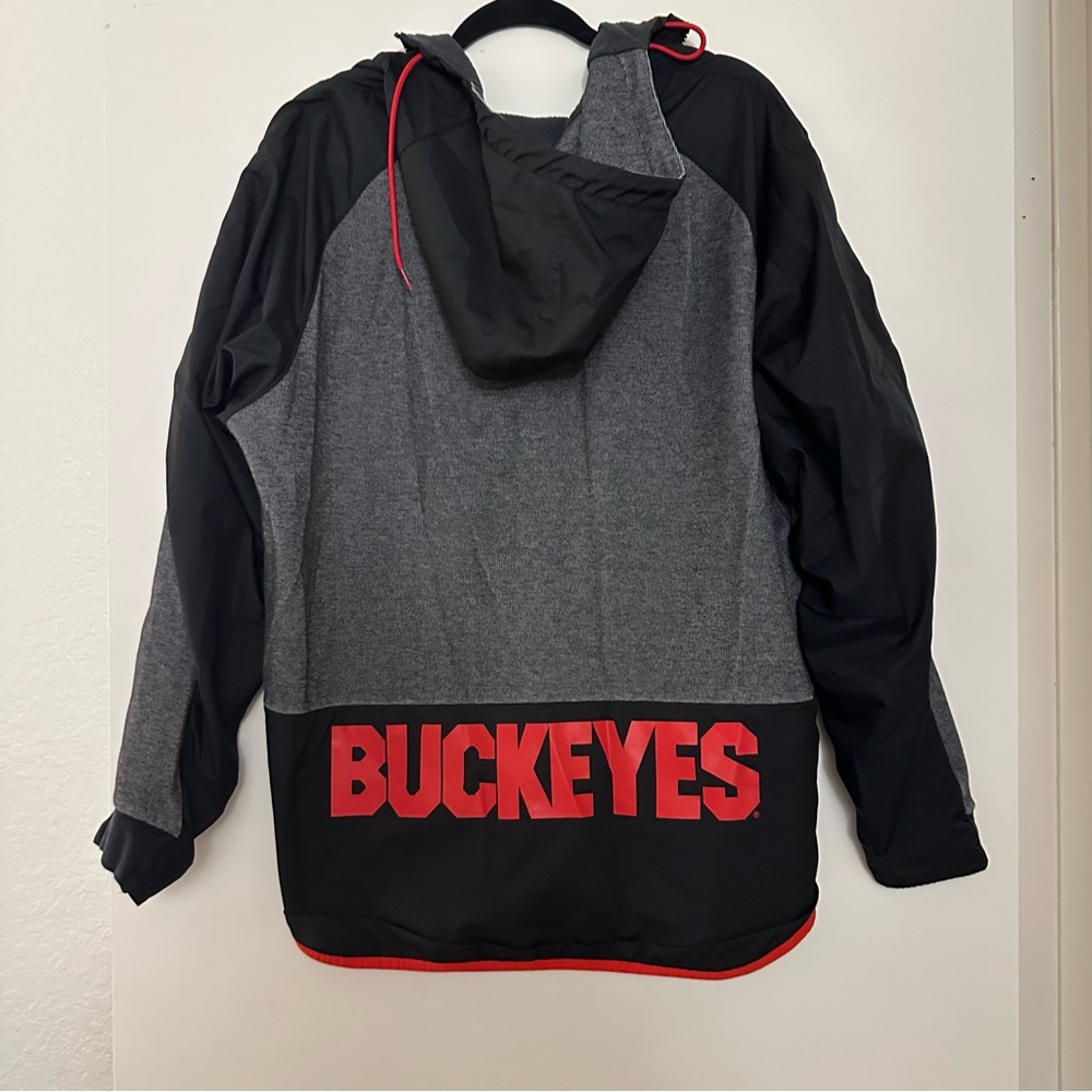 Nike Ohio State OSU Buckeyes Full Zip Hoodie Sweatshirt